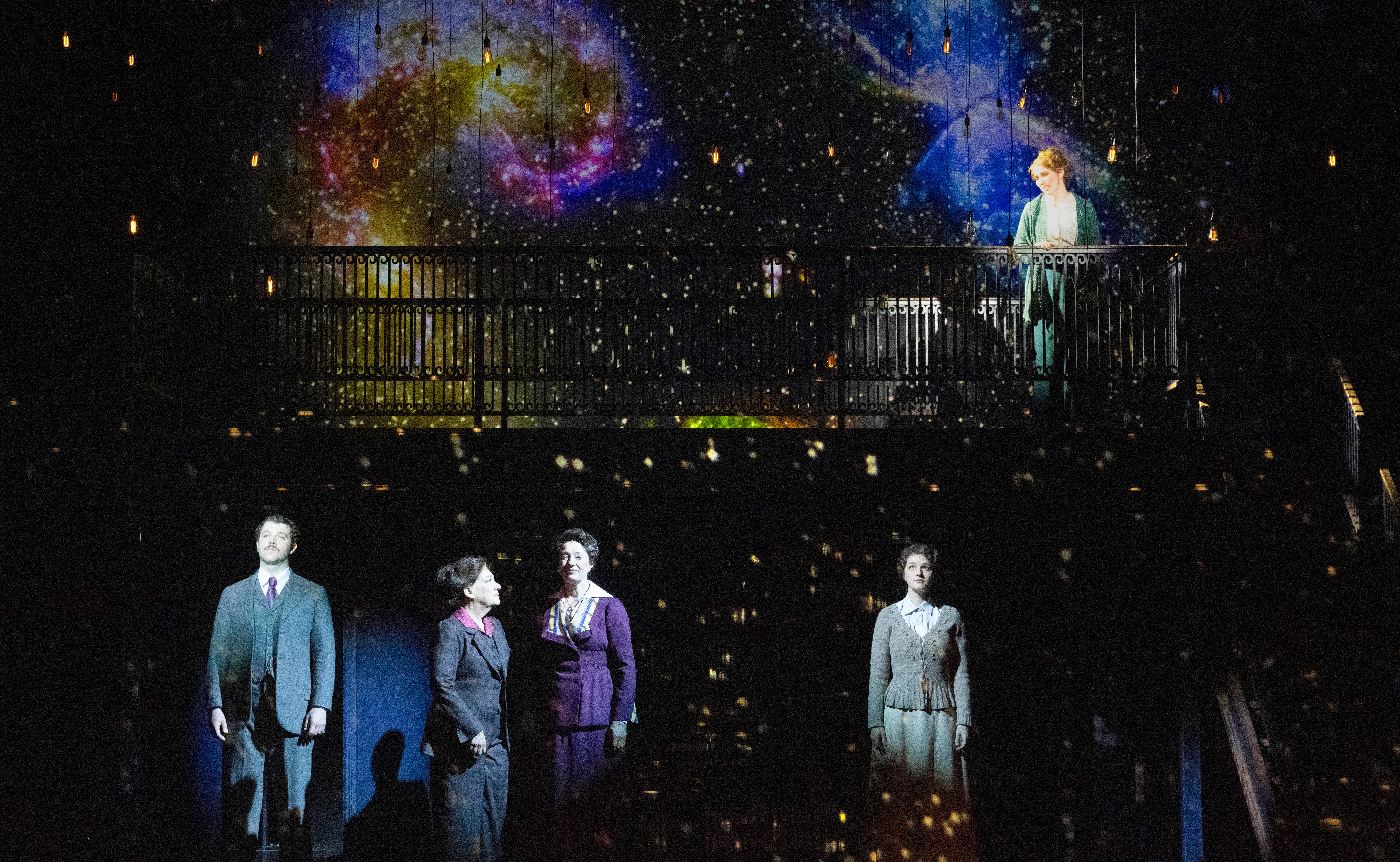 Christian Douglass, Suzanne Grodner, Lise Bruneau, Zoya Martin and Kendra Jo Brook in Asolo Rep's production of Silent Sky. Photo by Cliff Roles. (1).jpg