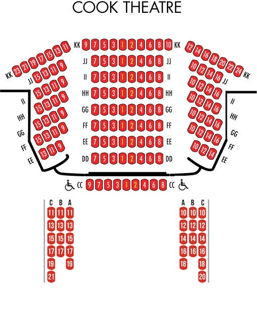 Asolo Theater Seating Chart